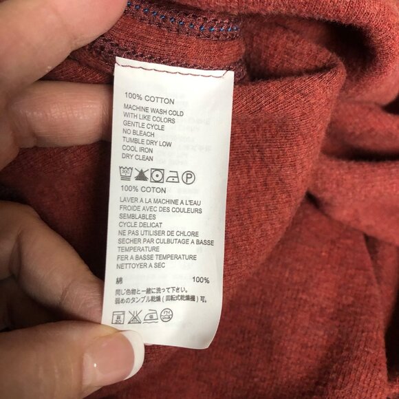 Tommy Bahama Reversible Pullover Sweater Mens Size Large Cotton Maroon - Picture 4 of 8